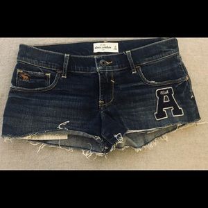 Abercrombie kids jean shorts